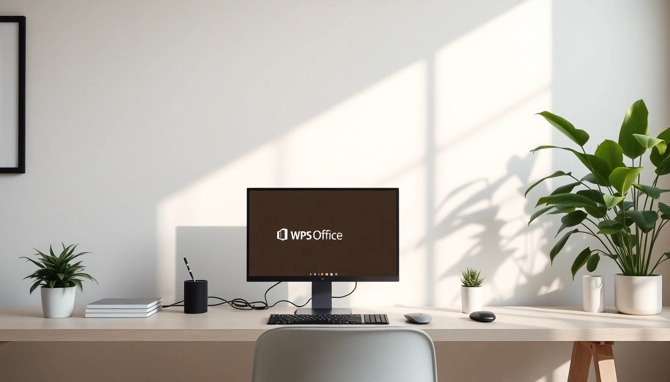 Experience seamless productivity with WPS Office下载 on your computer setup.