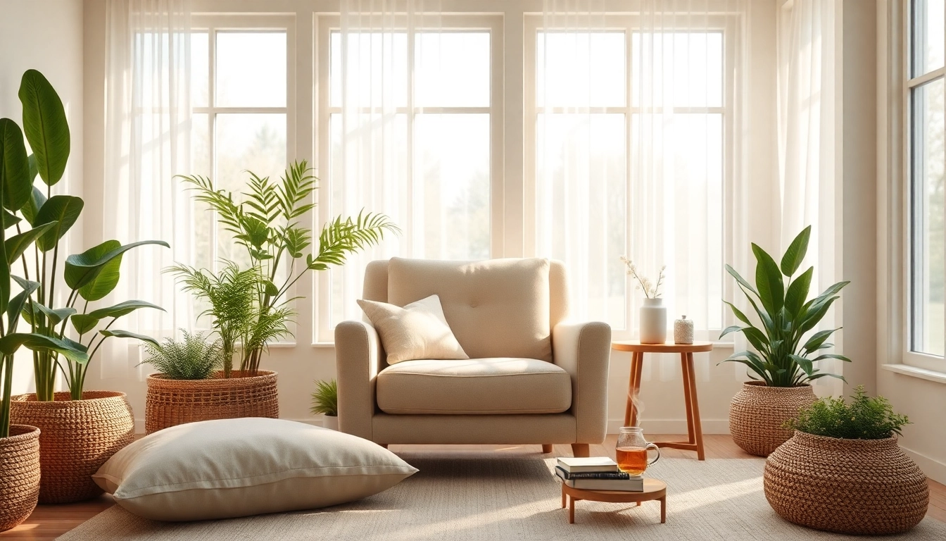 Creating a peaceful environment for healing trauma through therapy.