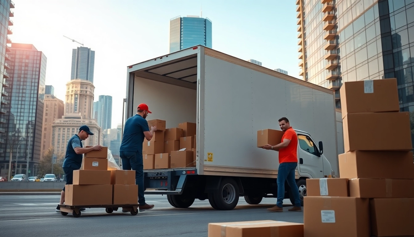 Movers Calgary securely packing a truck while showcasing professionalism and efficiency.